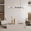 ALISA függőlámpa fekete 6x40W E14 Light Prestige