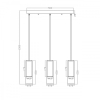 MANACOR függőlámpa fehér 3x50W GU10 Light Prestige fény