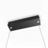 MIRROR L fekete 1x50W LED-es függőlámpa Light Prestige
