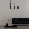 SOLIN függőlámpa fekete 3x60W E27 Light Prestige fekete fény