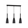 SOLIN függőlámpa fekete 3x60W E27 Light Prestige fekete fény
