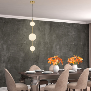 DORADO arany 3x10W E14 függőlámpa Light Prestige