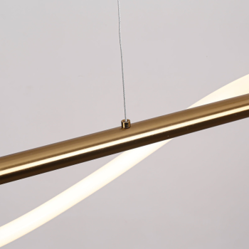 MELECA S arany 1x24W LED-es függőlámpa Light Prestige