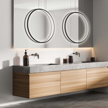 MIRROR L fekete 1x50W LED-es függőlámpa Light Prestige