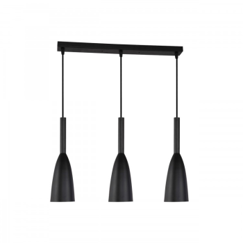 SOLIN függőlámpa fekete 3x60W E27 Light Prestige fekete fény