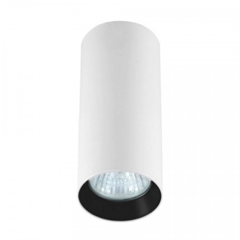 MANACOR felszíni lámpatest fehér-fekete 1x50W GU10 17 cm Light Prestige 17 cm Light Prestige