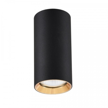 MANACOR fekete-arany felszíni lámpatest 1x50W GU10 17 cm Light Prestige 17 cm