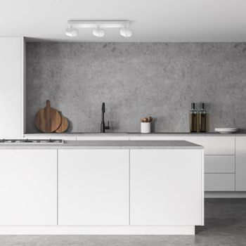 SNOW mennyezeti lámpa fehér 3x50W GU10 fény Prestige