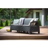CORFU Max Love Seat 3 üléses kerti kanapé - grafit
