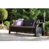 CORFU Max Love Seat 3 üléses kerti kanapé - grafit