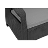CORFU Max Love Seat 3 üléses kerti kanapé - grafit