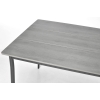 BOSANO alumínium kerti asztal 150 x 90 cm - fekete