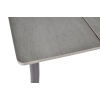 BOSANO alumínium kerti asztal 150 x 90 cm - fekete