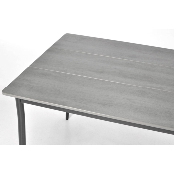 BOSANO alumínium kerti asztal 150 x 90 cm - fekete