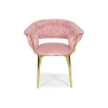 IRIS LUX glamour karosszék - púderrózsaszín