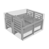 CORFU SET és BOX bútorfedél 150 x 150 x 82 cm