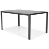 PARMA alumínium kerti asztal 150 x 90 cm - fekete