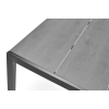 PARMA alumínium kerti asztal 150 x 90 cm - fekete