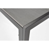PARMA alumínium kerti asztal 180 x 90 cm - fekete