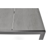 PARMA alumínium kerti asztal 180 x 90 cm - fekete