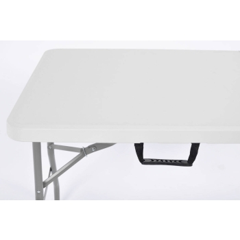 Összecsukható étkezőasztal fehér 150 cm