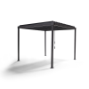 Kerti pergola MIRADOR 80 Solid 3 x 2,4m Antracit