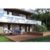 BERGDECK PURE gesztenyefa kompozit burkolólap, csiszolt 240 × 15 × 2,5 cm