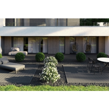 BERGDECK PURE grafit kompozit burkolólap, csiszolt 240 × 15 × 2,5 cm