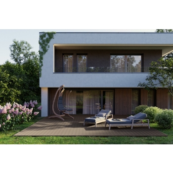 BERGDECK PURE diófa kompozit burkolólap, csiszolt 240 × 15 × 2,5 cm