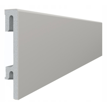 BETA PVC habszivacs szegélyléc 80mm 2.2m szürke