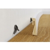 Hibrid PVC szegélyléc Alpha 80mm 2.4m Unique Oak