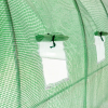 Kerti alagút 3,0 x 6,0 x 2,0 m - 18,0m2 zöld