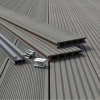 BERGDECK B150 kompozit teraszburkolat, antracit, csiszolt 120 × 15 × 2,5 cm