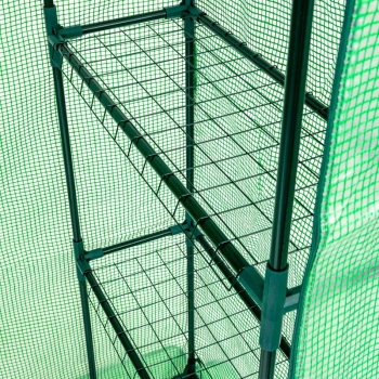 Üvegház Fóliaalagút kertbe és erkélyre 1,40 x 0,70 x 2,0 m zöld