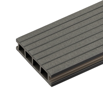 BERGDECK B150 kompozit deszkapadló, fekete, csiszolt 240 × 15 × 2,5 cm