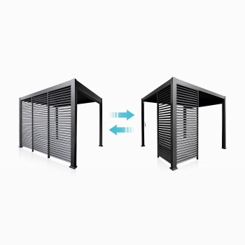 LAMELLÁS PANEL PERGOLÁHOZ 80 TÖMÖR / 88 BASIC