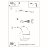 LEO LINE kerámia fali lámpa 1x60W E27 Sollux Lighting