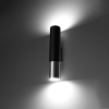 Fali lámpa LOOPEZ fekete/króm 2x40W GU10 Sollux Lighting