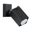 Fali lámpa MERIDA fekete 1x40W GU10 Sollux Lighting