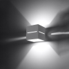 Fali lámpa LOBO fehér 1x40W G9 Sollux Lighting