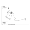 Íróasztali lámpa INCLINE fehér 1x60W E27 Sollux Lighting