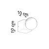 Fali lámpa ARIZ beton 1x60W E27 Sollux Lighting 1x60W E27