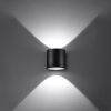 Fali lámpa ORBIS 1 fekete 1x40W G9 Sollux Lighting