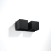Fali lámpa QUAD 2 fekete 2x40W G9 Sollux Lighting