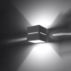 Fali lámpa LOBO szürke 1x40W G9 Sollux Lighting