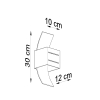 Fali lámpa LORETO fehér 1x40W G9 Sollux Lighting