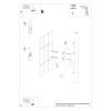 Fali lámpa PASTELO 2 fekete 2x8W G9 Sollux Lighting