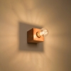 Fali lámpa ARIZ természetes fa 1x60W E27 Sollux Lighting 1x60W E27