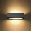 VEGA szürke 1x60W E27 kerámia falilámpa a Sollux Lighting-tól