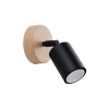 Fali lámpa VERDO fekete 1x10W GU10 Sollux Lighting
